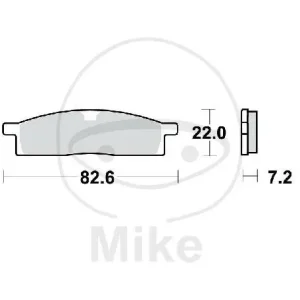 Solange Der Vorrat Reicht TRW Brake pad set Sinter SI MCB558SI