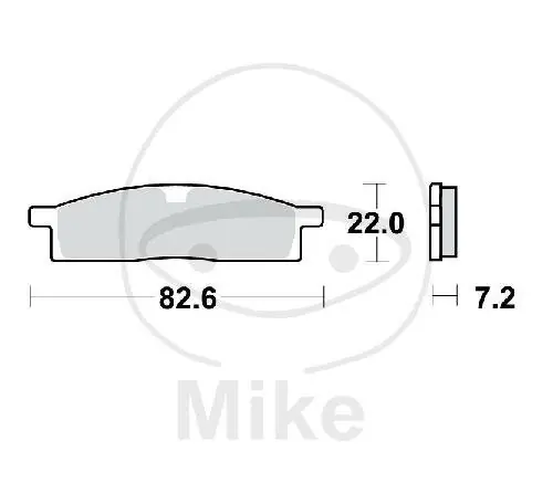 Solange Der Vorrat Reicht TRW Brake pad set Sinter SI MCB558SI