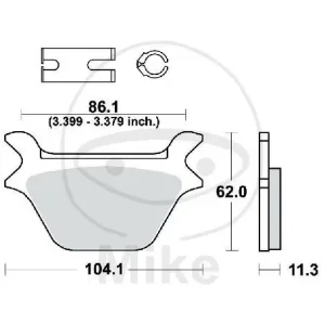 Mega-Angebot TRW brake pads standard MCB583