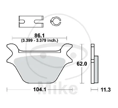 Heißes Angebot TRW Plaquettes de frein standard MCB583