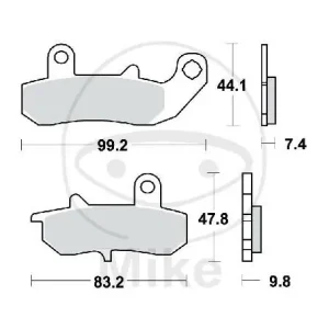 TRW Plaquettes de frein standard MCB612 Sale