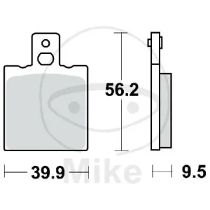 Kracherpreis TRW brake pads standard MCB623