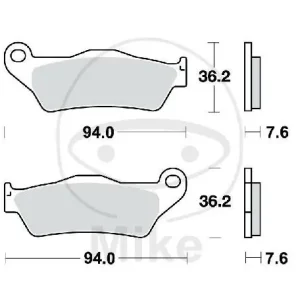 Pattino del freno per Aprilia BMW Ducati Husaberg Husqvarna KTM Moto Guzzi Triumph Yamaha Günstig