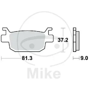 Highlight TRW brake pads standard MCB806