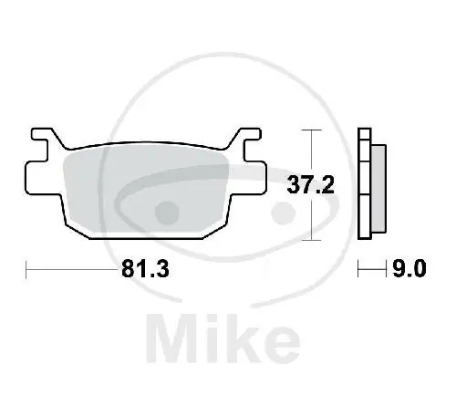 Pastiglie freno TRW Standard MCB806 Geprüft