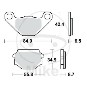 Sonderaktion Pastiglie freno TRW Standard MCB628