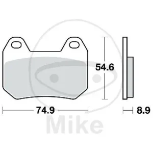 Neu TRW Bremsklötze Standard MCB713