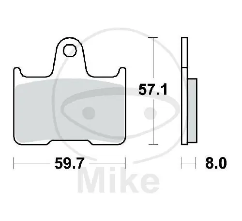 TRW brake pads standard MCB691 Heißes Angebot