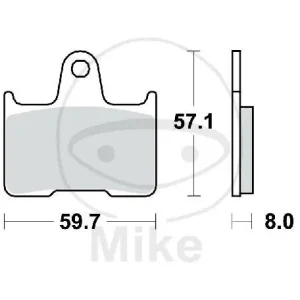 Pastiglie freno TRW Standard MCB691 Top-Angebot
