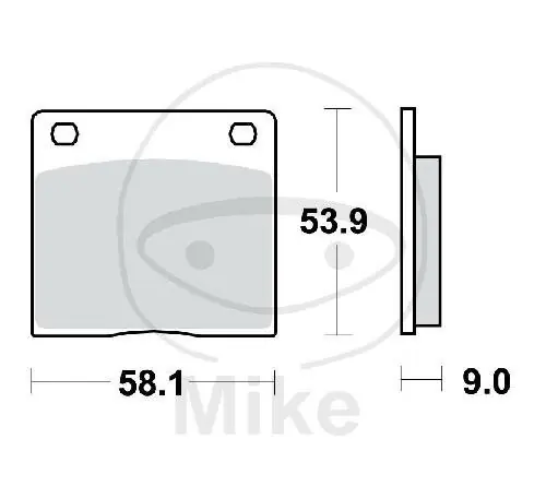 TRW brake pads standard MCB73 Neu