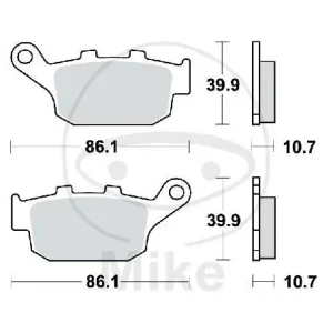 Ausverkauf Pastiglie freno TRW Standard MCB585