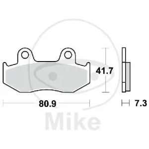 Rabatt TRW brake pads standard MCB534