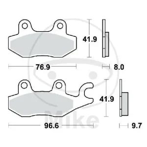 Bestpreis TRW brake pads standard MCB604