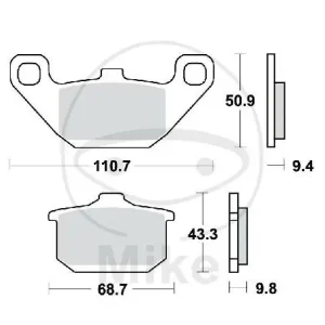 TRW Plaquettes de frein standard MCB532 Begrenztes Angebot
