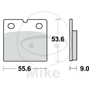 Brake pad for Benelli BMW Ducati Laverda Moto Guzzi MZ/MUZ Norton Peugeot Billig