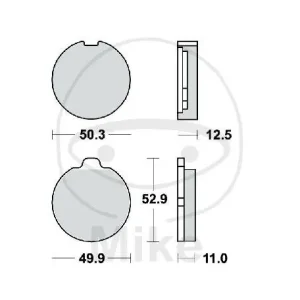 TRW Plaquettes de frein standard MCB70 Preisknaller