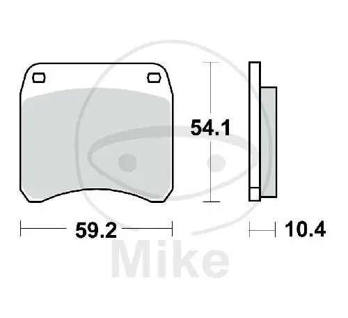 TRW Bremsklötze Standard MCB99 Kostenloser Versand