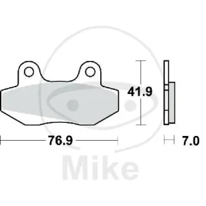 Garantierte Lieferung TRW Plaquettes de frein standard MCB525