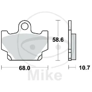 Pastiglie freno TRW Standard MCB524 Markenprodukt