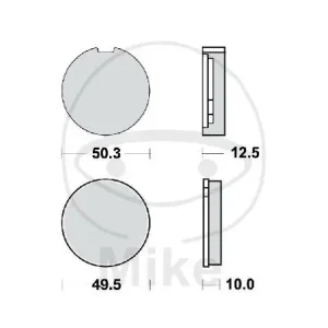 TRW Plaquettes de frein standard MCB16 Top-Preis