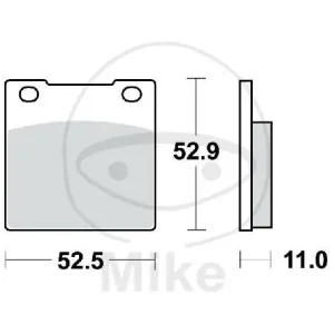 TRW Plaquettes de frein standard MCB55 Top-Angebot