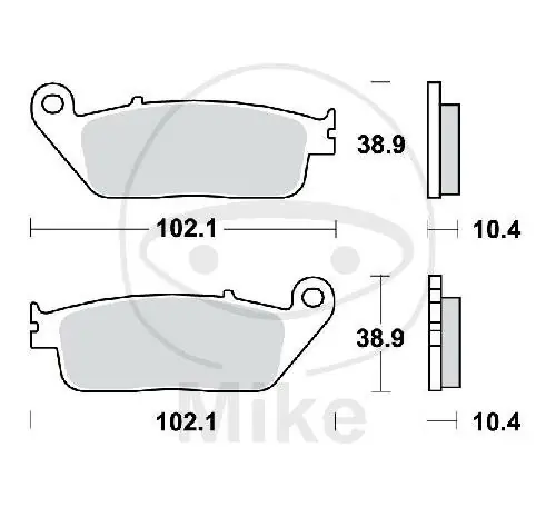 Pastilla de freno para BMW Honda Yamaha Sonderangebot