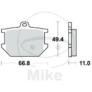 TRW brake pads standard MCB68 Direkt Vom Hersteller