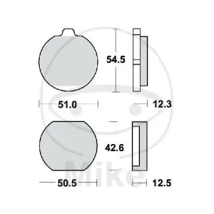 Abverkauf TRW brake pads standard MCB79