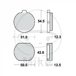 TRW Plaquettes de frein standard MCB79 Wochenendangebot