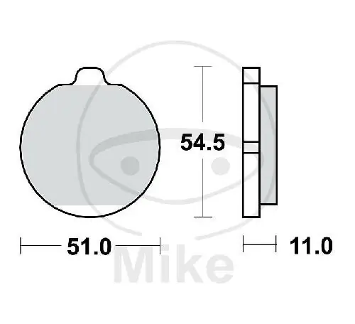 TRW Plaquettes de frein standard MCB505 Preis Gesenkt