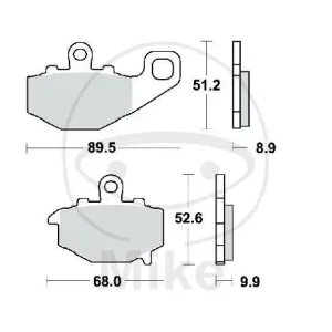 Solange Der Vorrat Reicht TRW brake pads standard MCB662