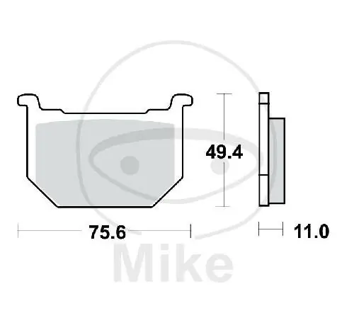 Abverkauf TRW brake pads standard MCB509