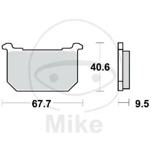 Solange Der Vorrat Reicht TRW brake pads standard MCB516