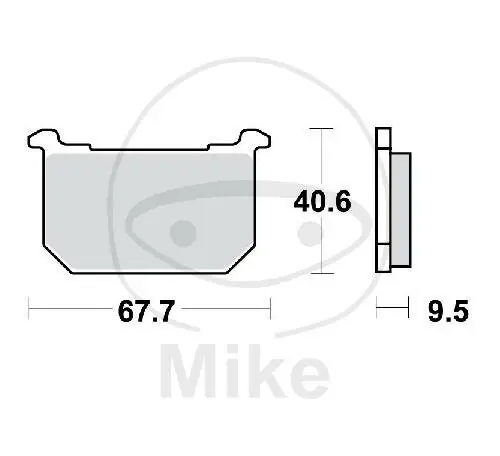 Solange Der Vorrat Reicht TRW brake pads standard MCB516