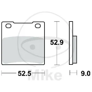 TRW brake pads standard MCB531 Gratis Versand