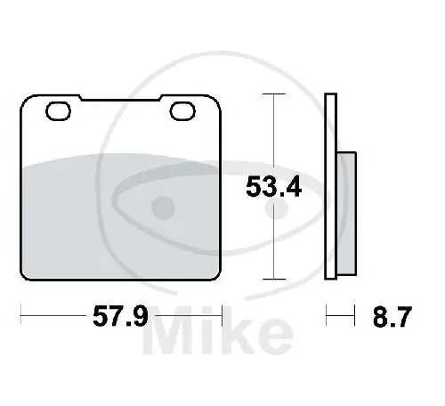 Letzte Chance Pastiglie freno TRW Standard MCB542