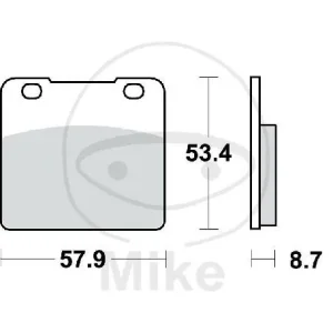 Kostenloser Versand Pastillas de Freno TRW Estándar MCB542