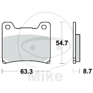 Set di pastiglie freno posteriori TRW Sinter MCB530SH Günstig