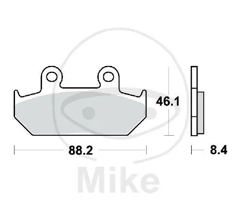 Zertifiziert TRW brake pads standard MCB571