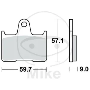 TRW Bremsklötze Standard MCB729 Sonderaktion