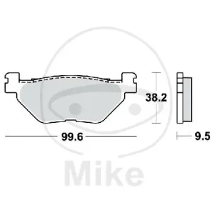 Top-Seller TRW brake pads standard MCB731