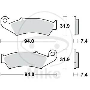 Pastiglie freno TRW Standard MCB574 Top-Preis
