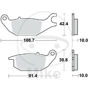 Pastiglie freno TRW Standard MCB738 Günstig