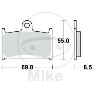 TRW Plaquettes de frein standard MCB595 Kostenloser Versand