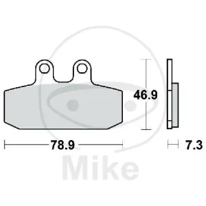 TRW Bremsklötze Standard MCB557 Neue Ware