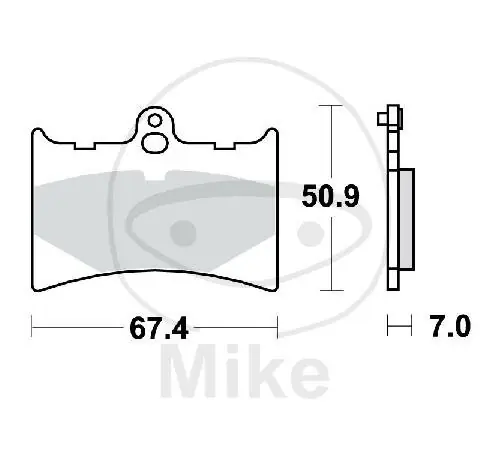 TRW Bremsklötze Standard MCB572 Neuheit