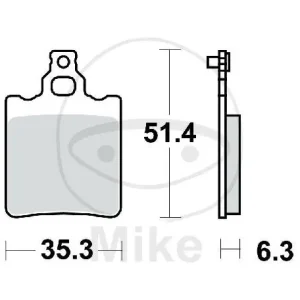 Pastiglie freno TRW Standard MCB552 Super-Preis
