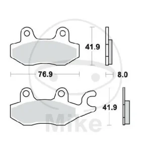 Versand Am Gleichen Tag Plaquette de frein pour Hyosung Kreidler Rex Suzuki AN 400