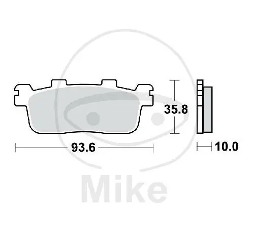 TRW-Lucas EC Scooter Pad MCB821EC Expressversand