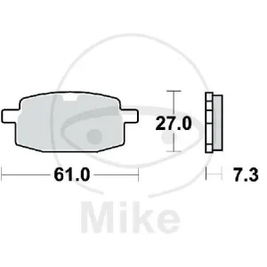 Nur Für Kurze Zeit TRW-Lucas EC Scooter Pad MCB590EC